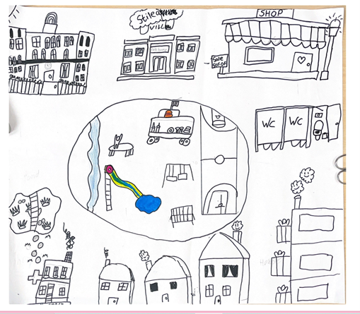 Children's vision for the future of West of Edinburgh.