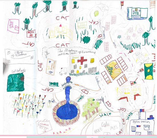 Children's vision for the future of West of Edinburgh.